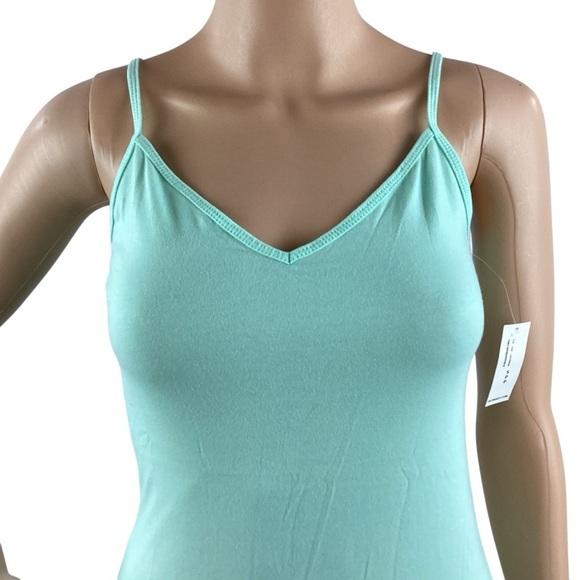 Old Navy V-Neck Cami Tank Top Size S Mint Green - Picture 2 of 7